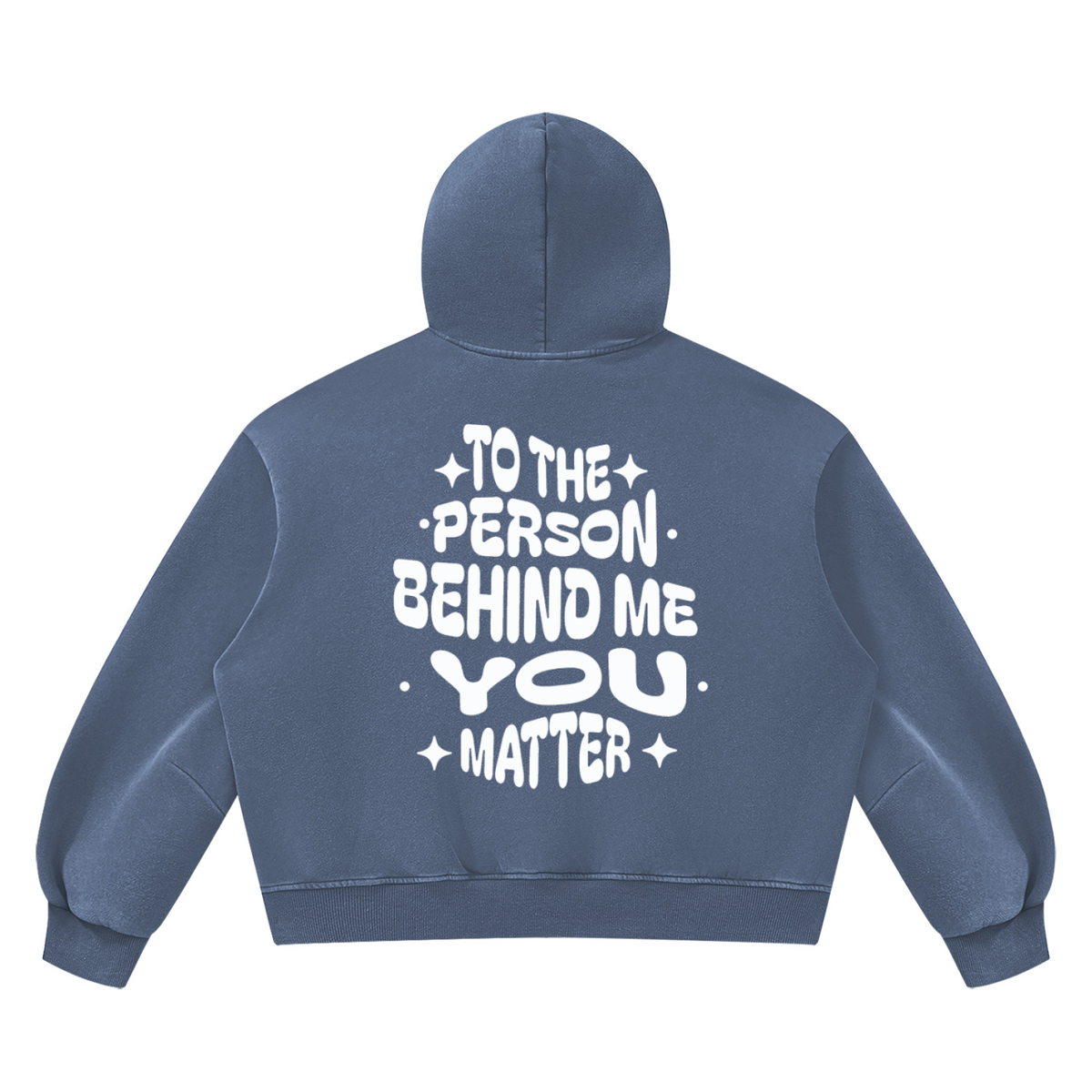 Unisex Vintage Wash Boxy Fleece Hoodie