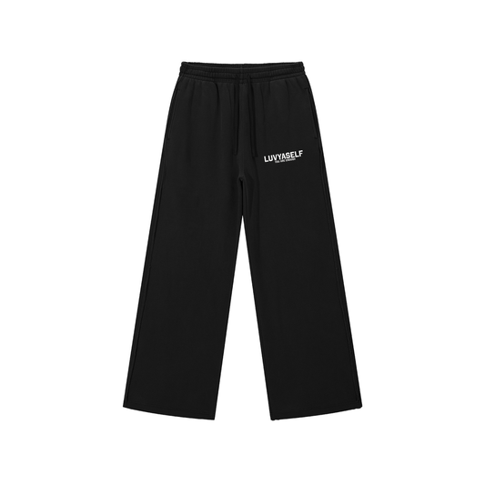 LUVYASELF - Snow Washed Raw Edge Sweatpants