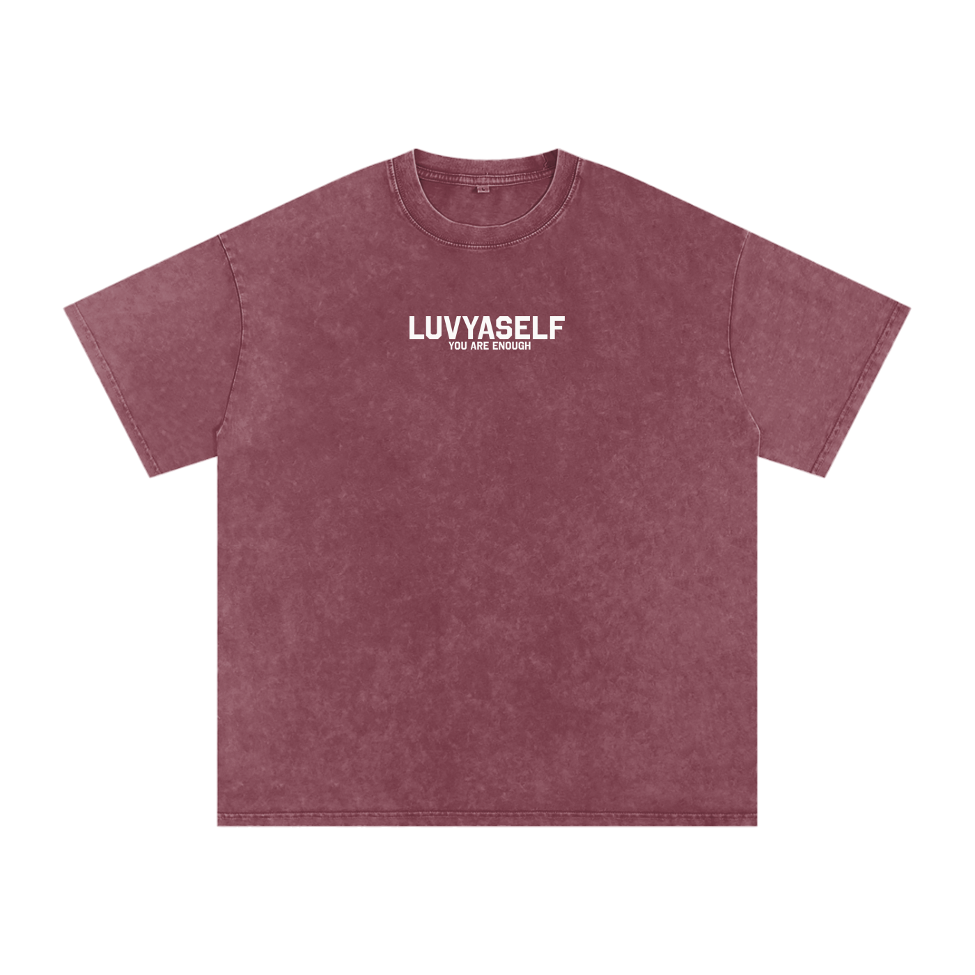 LUVYASELF - Snow Washed Oversized Cotton T-Shirt