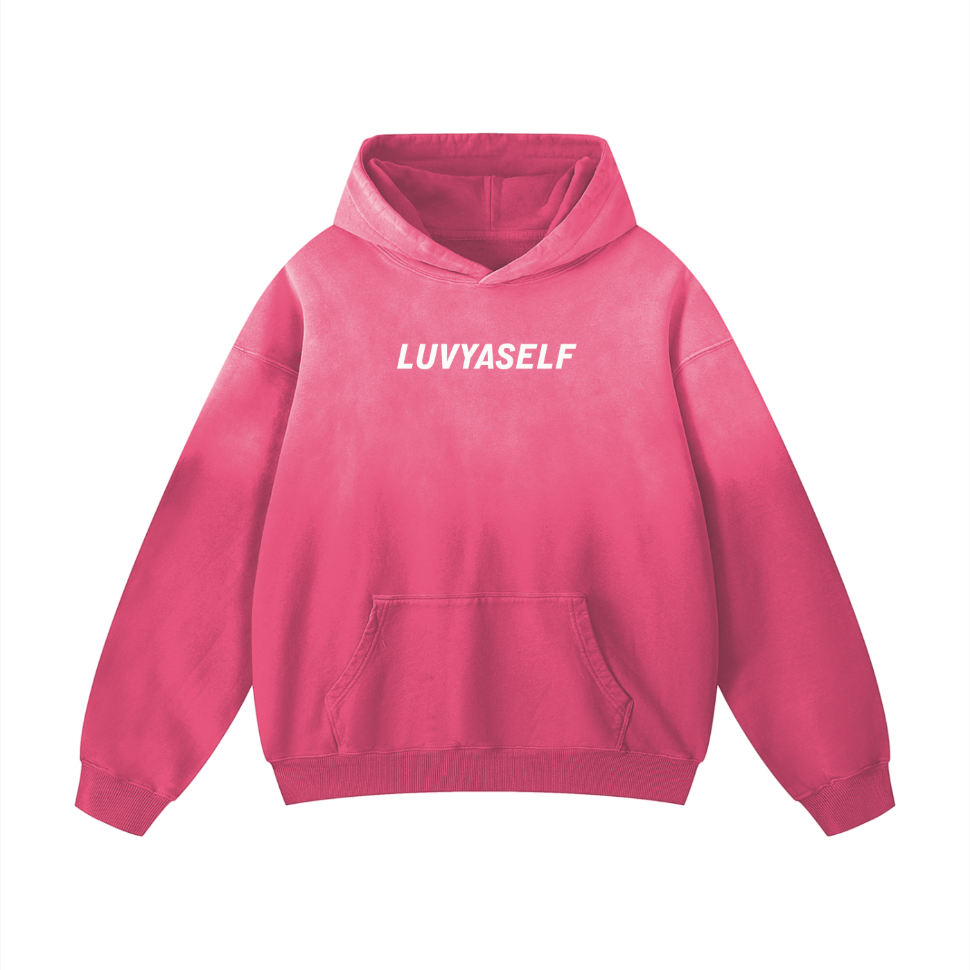LUVYASELF - Heavyweight Sunfade Oversized Hoodie
