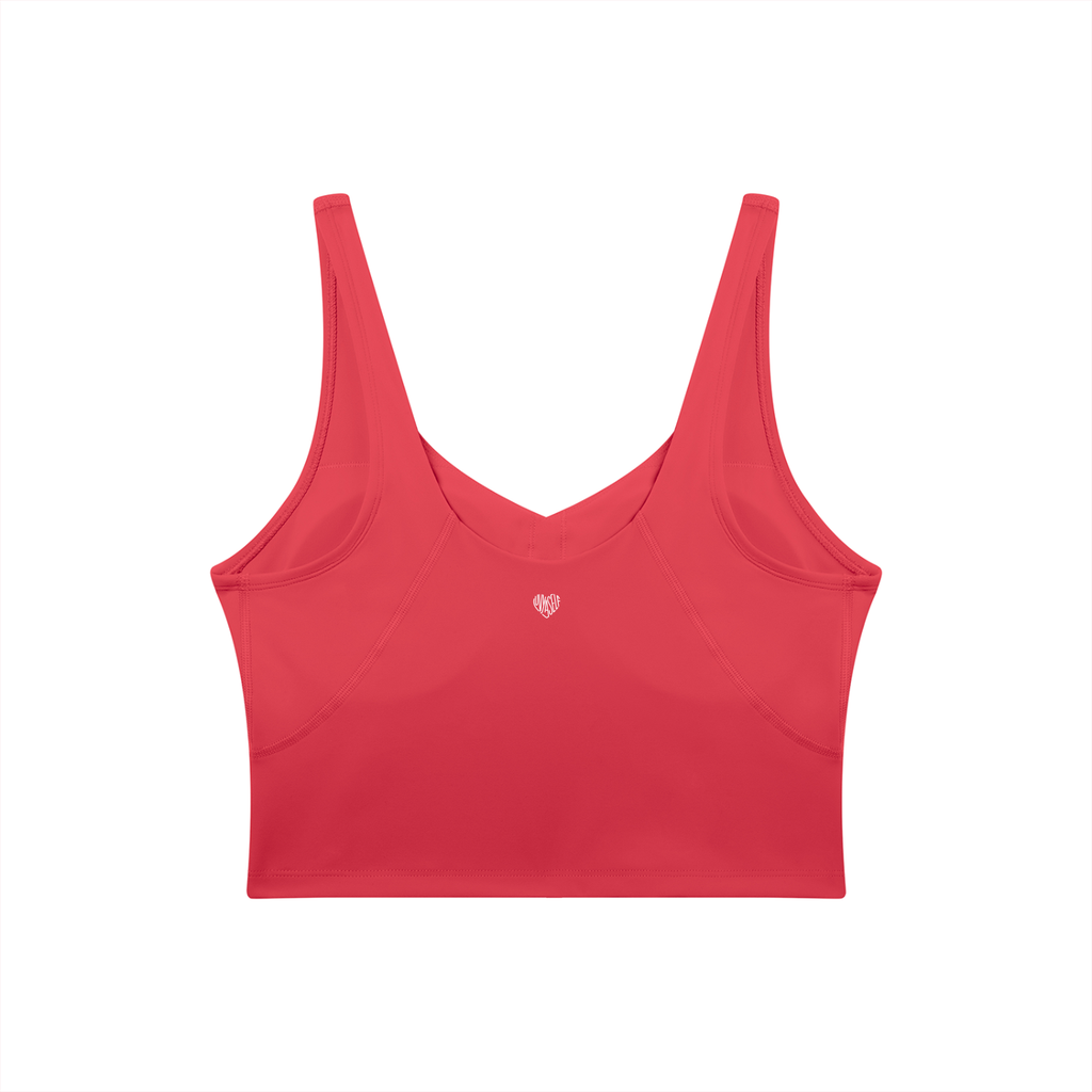 Uniform V-Neck Yoga Sports Bra