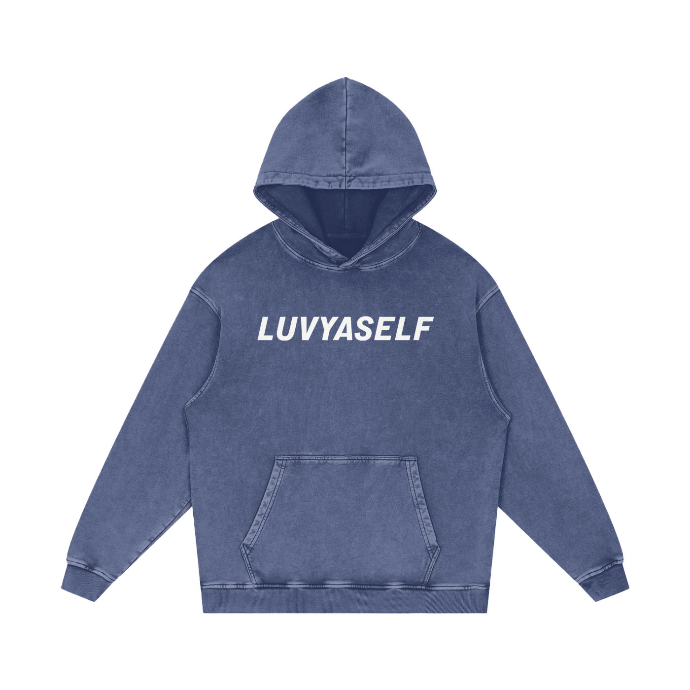 LUVYASELF "You Matter" Acid Wash Oversize Hoodie | 420 GSM Heavy weight cotton | Unisex Vintage Style