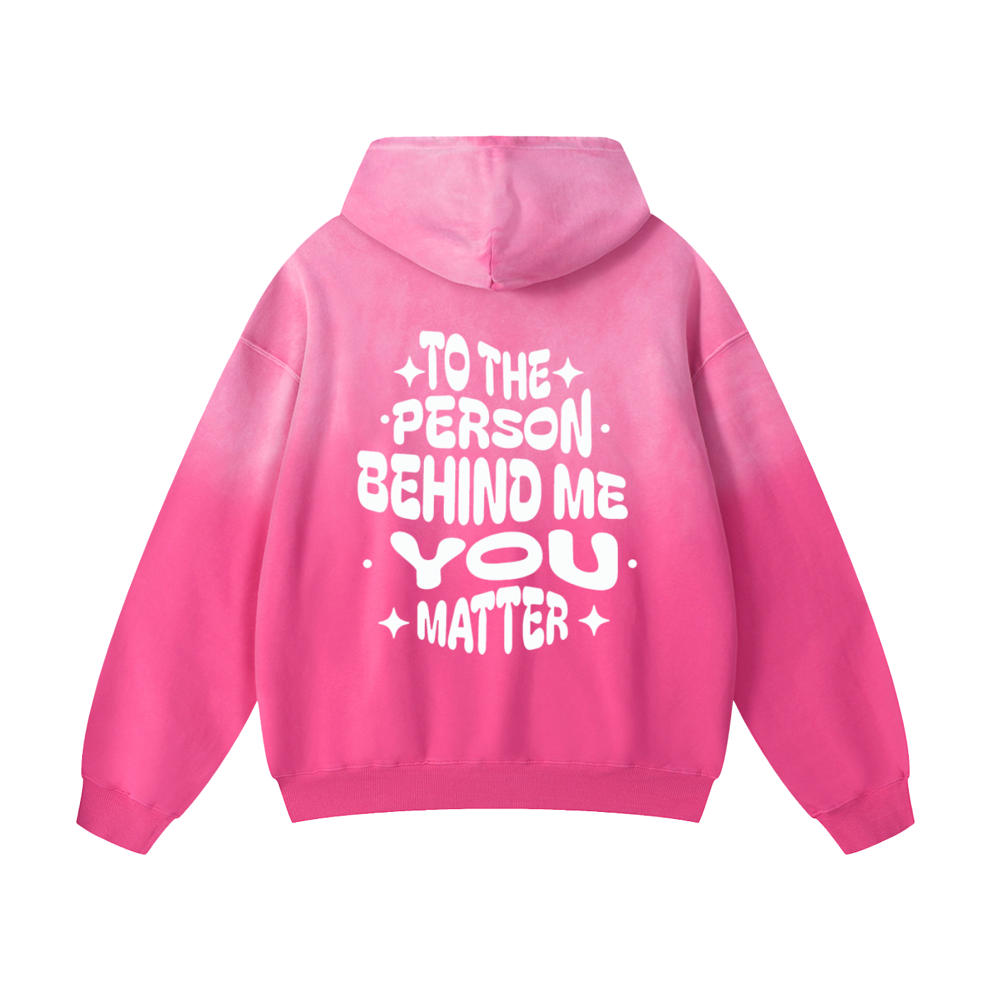LUVYASELF - YOU MATTER - Heavyweight Sunfade Oversized Hoodie
