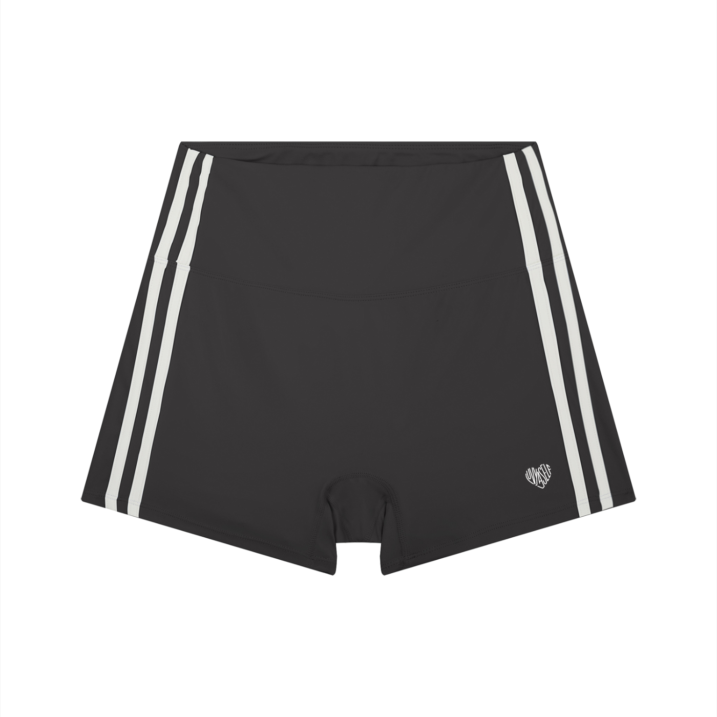 Uniform High-Waist Color Block Yoga Shorts