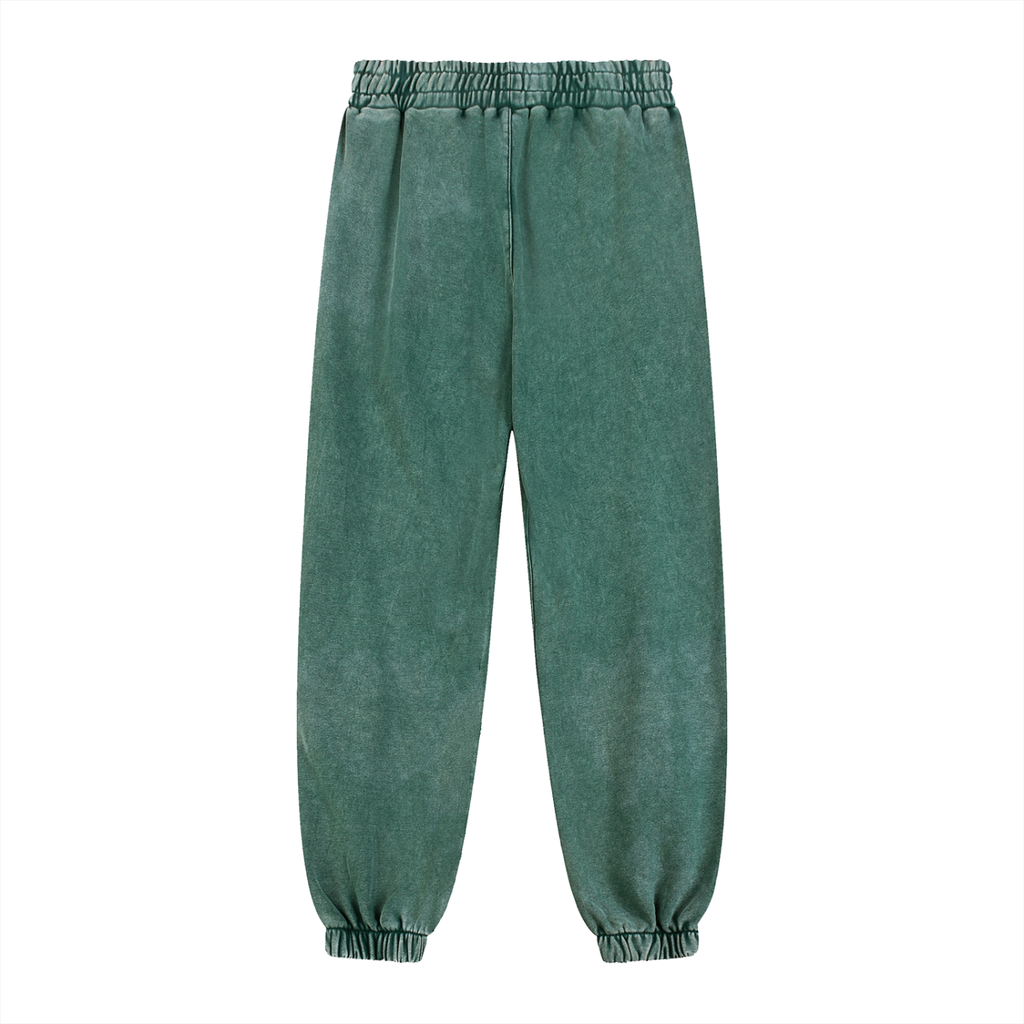 Uniform Snow Wash Heavyweight Jogged Sweatpants