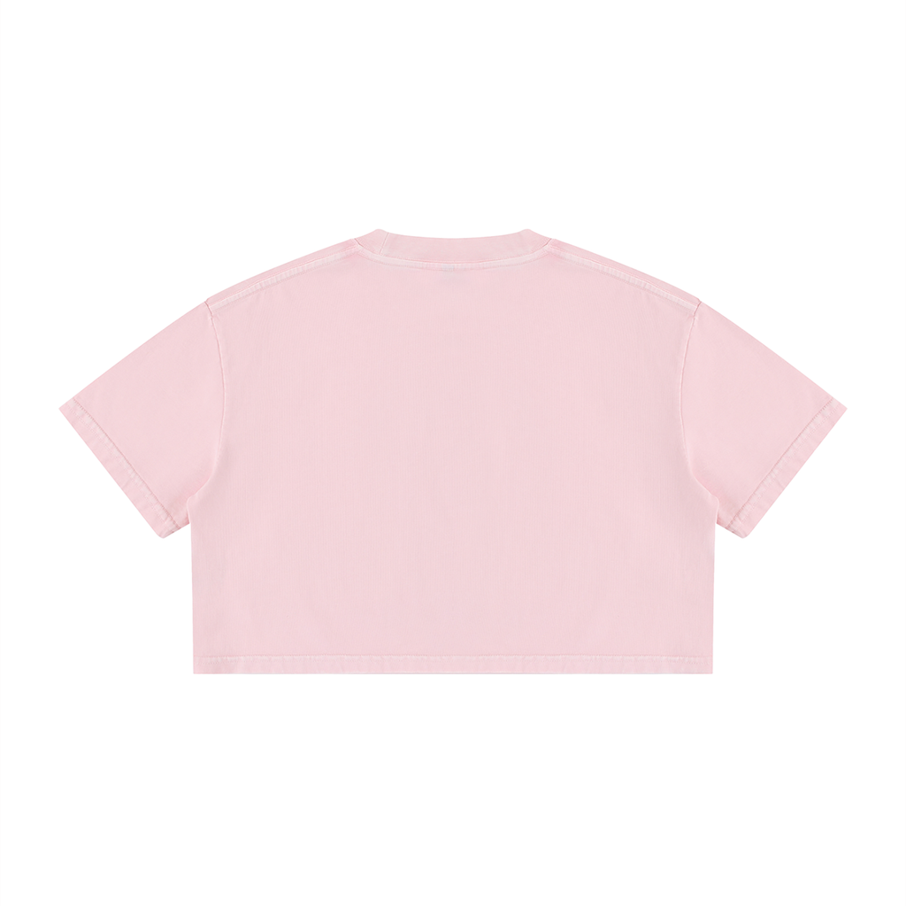 Uniform Women's Mineral Wash Cotton Crop T-Shirt