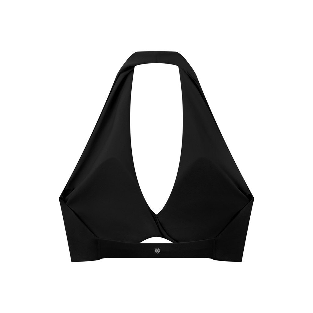 Uniform Sports Bra — Pleated Halter