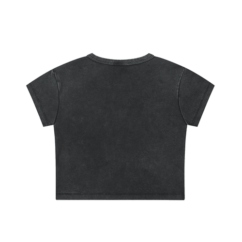 Snow Washed Crop Top