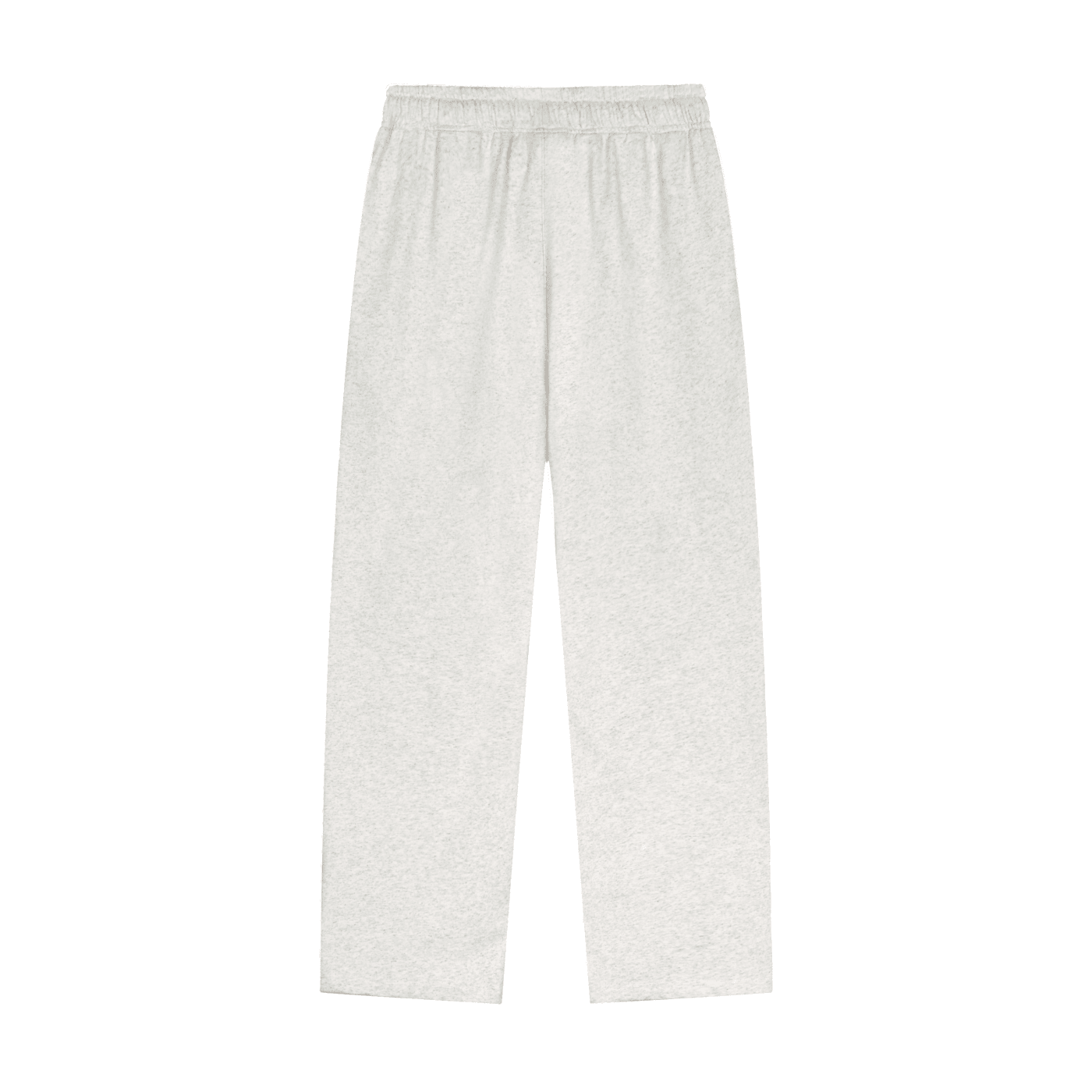 Solid Color Straight-Leg Sweatpants