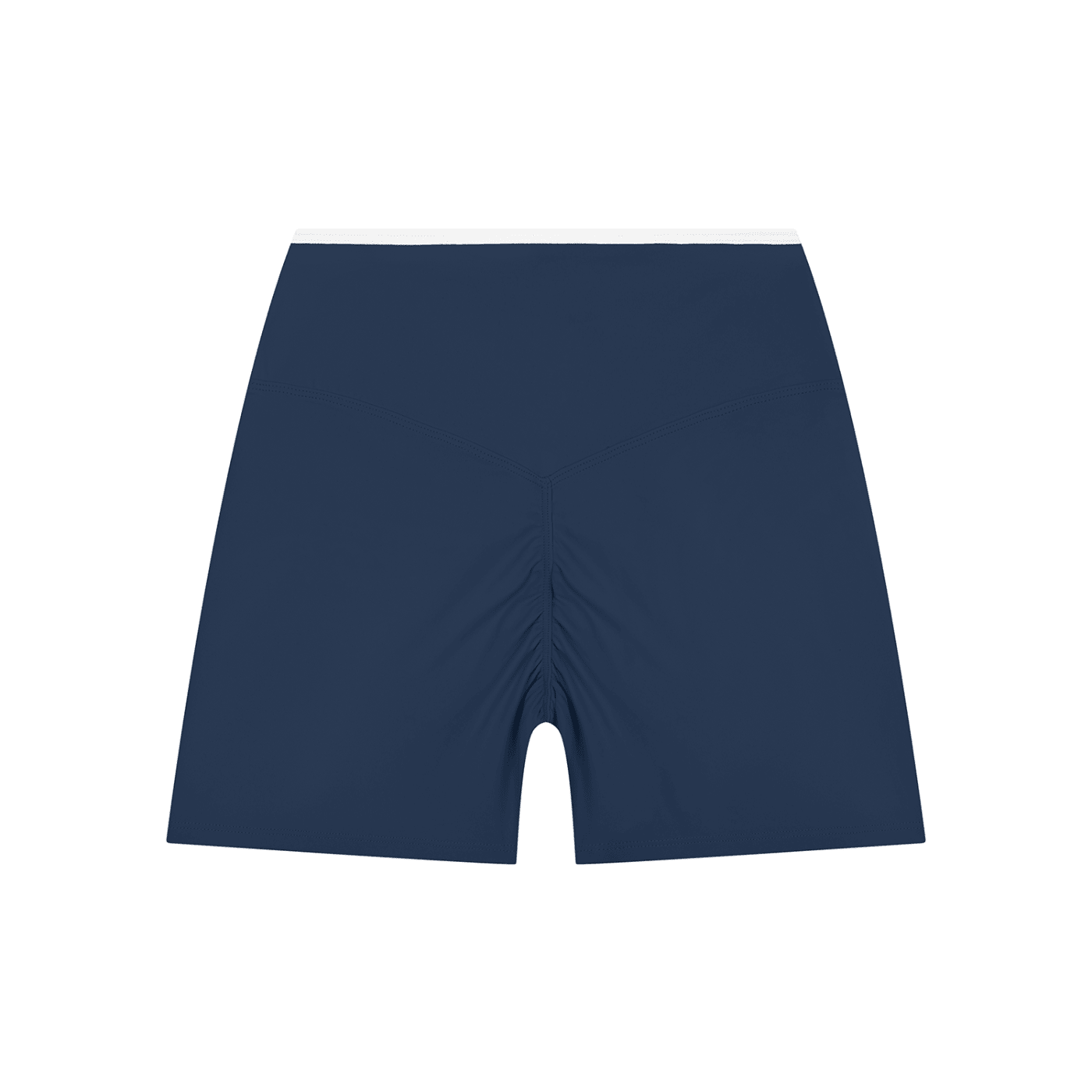 Uniform High Rise Color Block Yoga Shorts