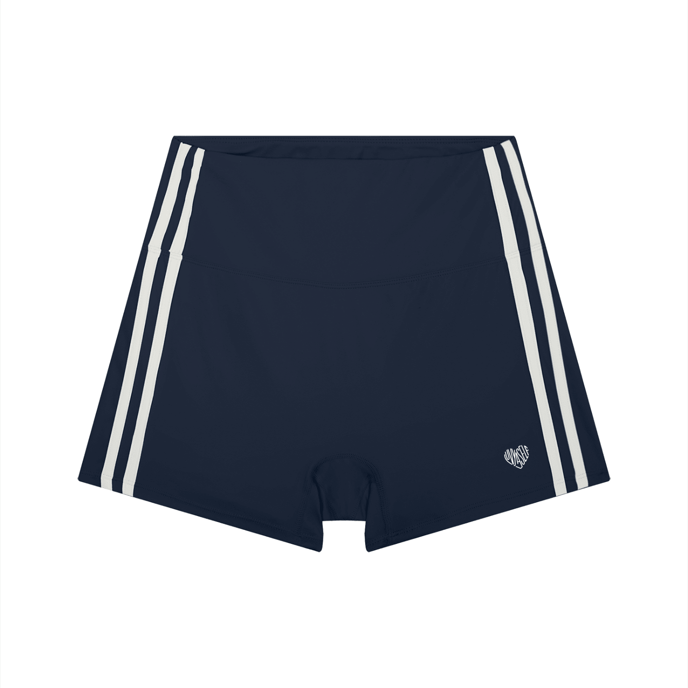Uniform High-Waist Color Block Yoga Shorts