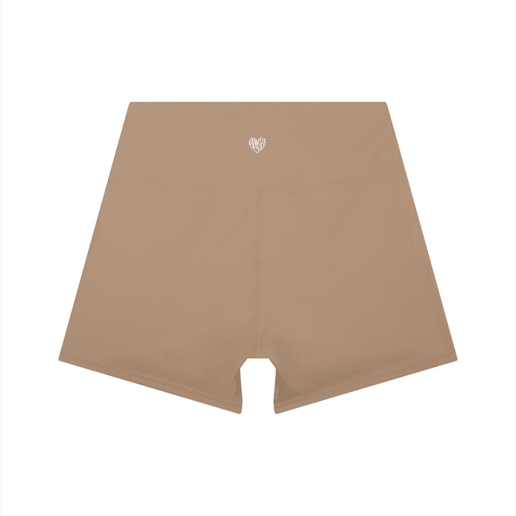 Uniform High-Waist Color Block Yoga Shorts