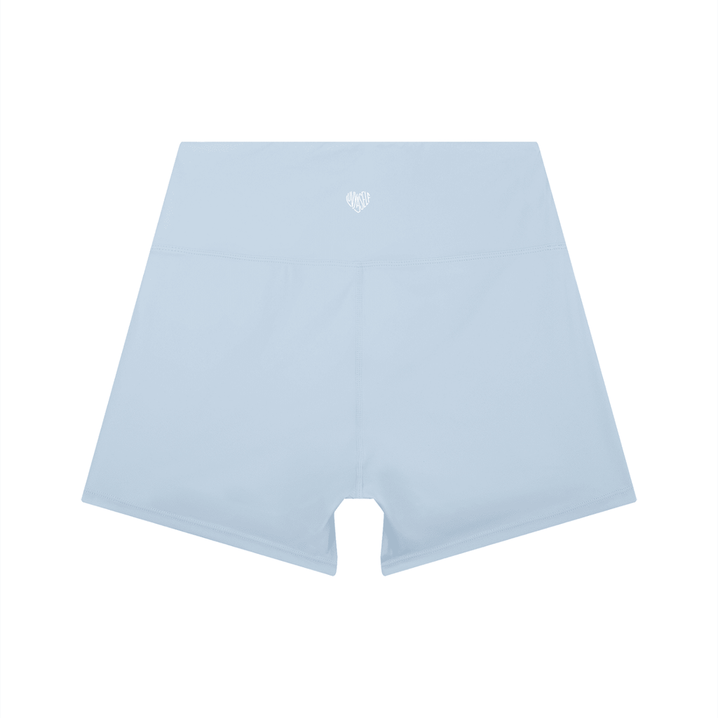 Uniform High-Waist Color Block Yoga Shorts