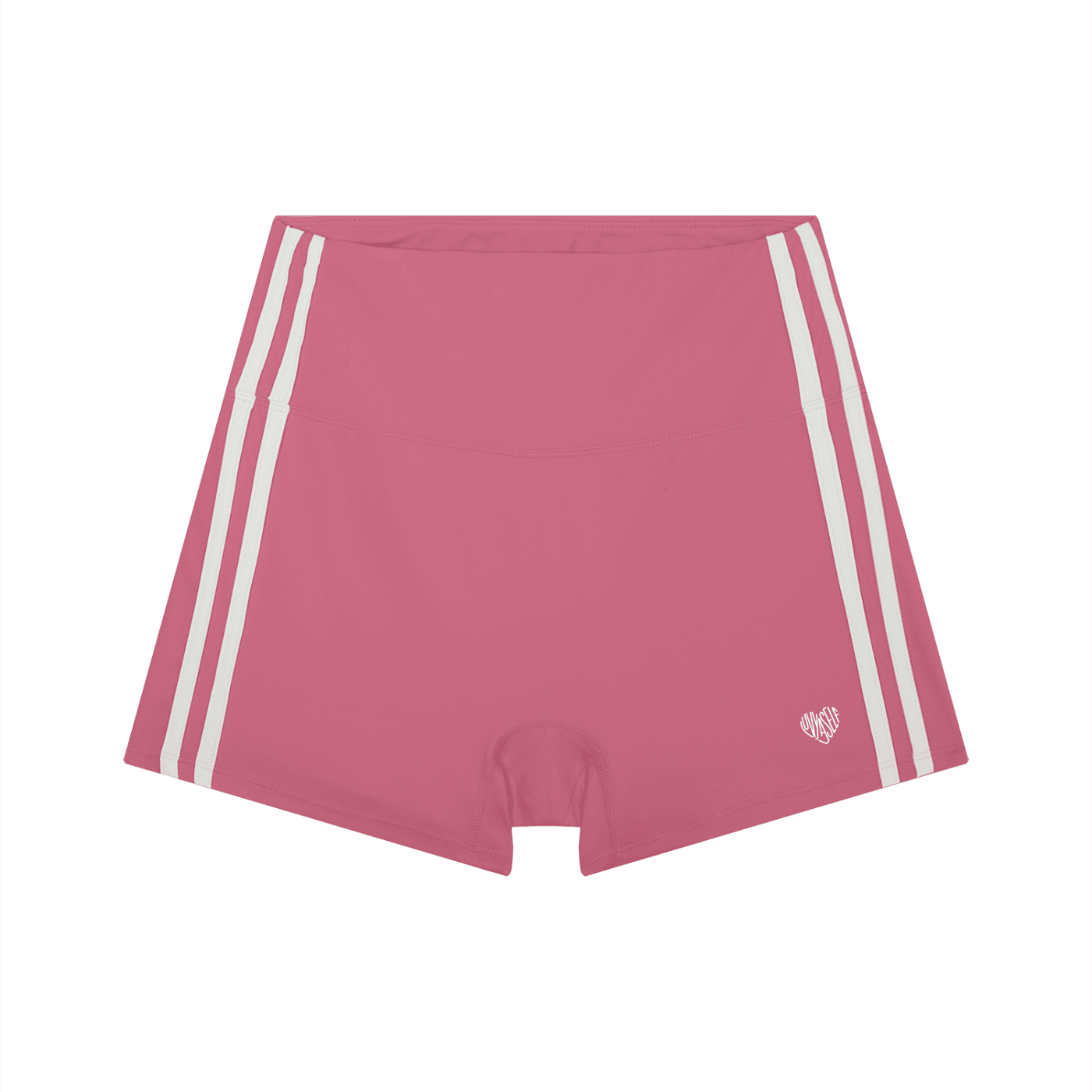 Uniform High-Waist Color Block Yoga Shorts