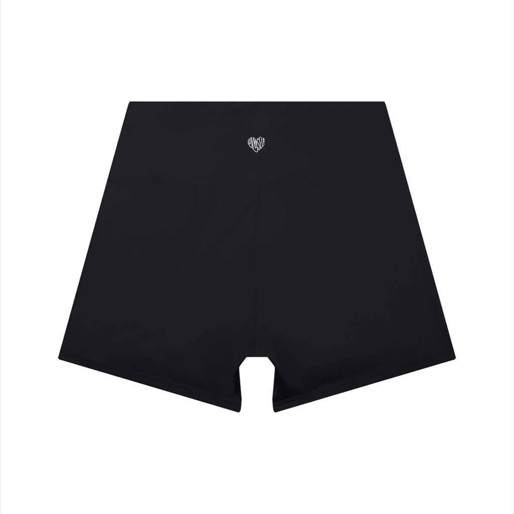 Uniform High-Waist Color Block Yoga Shorts