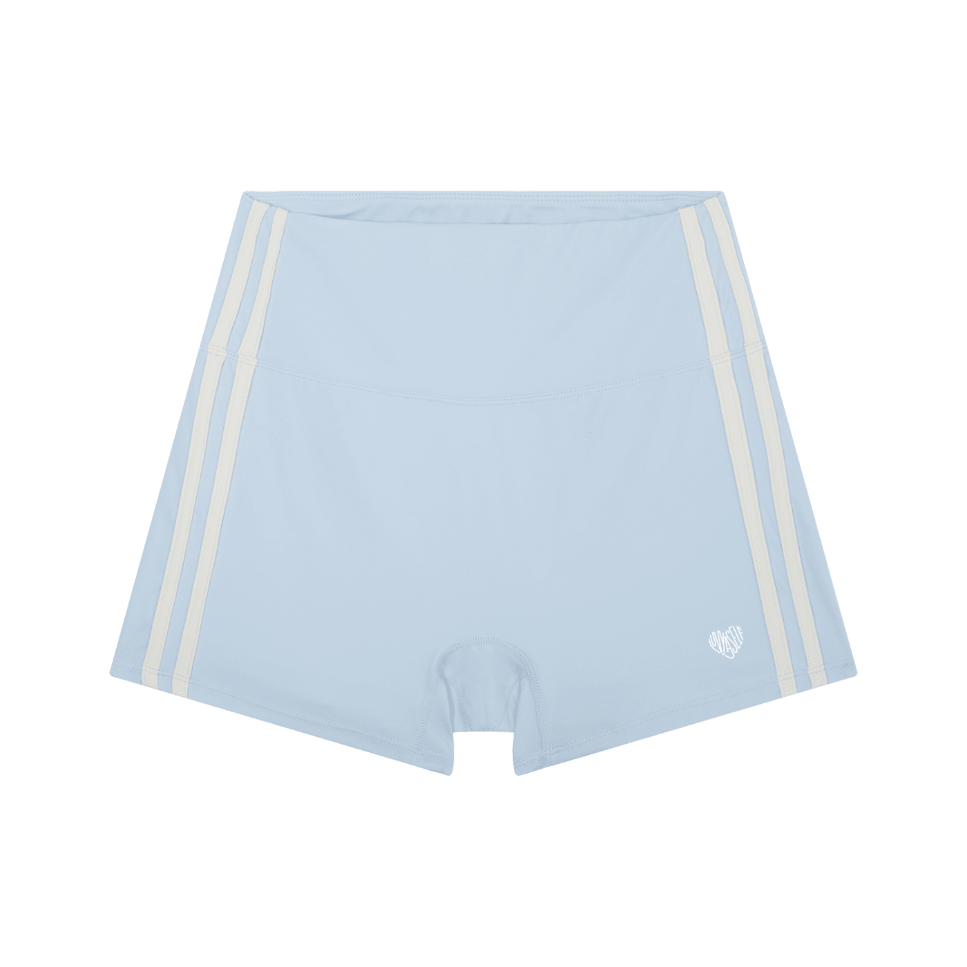 Uniform High-Waist Color Block Yoga Shorts