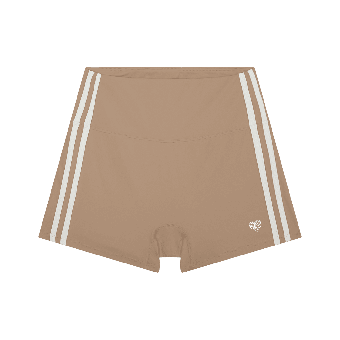Uniform High-Waist Color Block Yoga Shorts