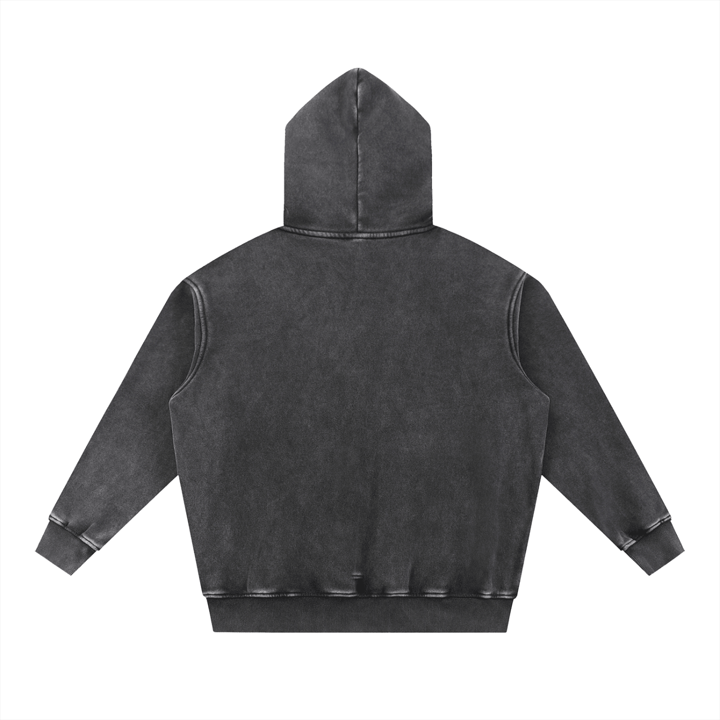 Uniform Snow Wash Fleece Oversize Hoodie