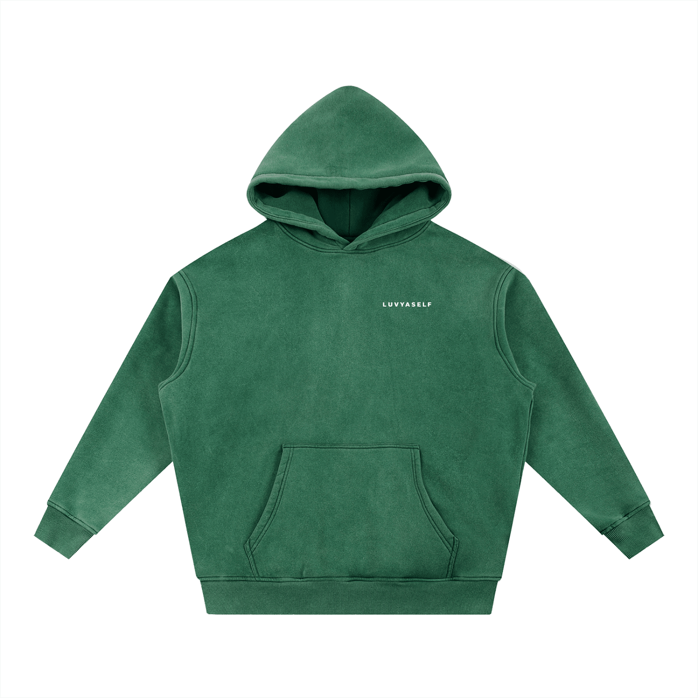 Uniform Snow Wash Fleece Oversize Hoodie
