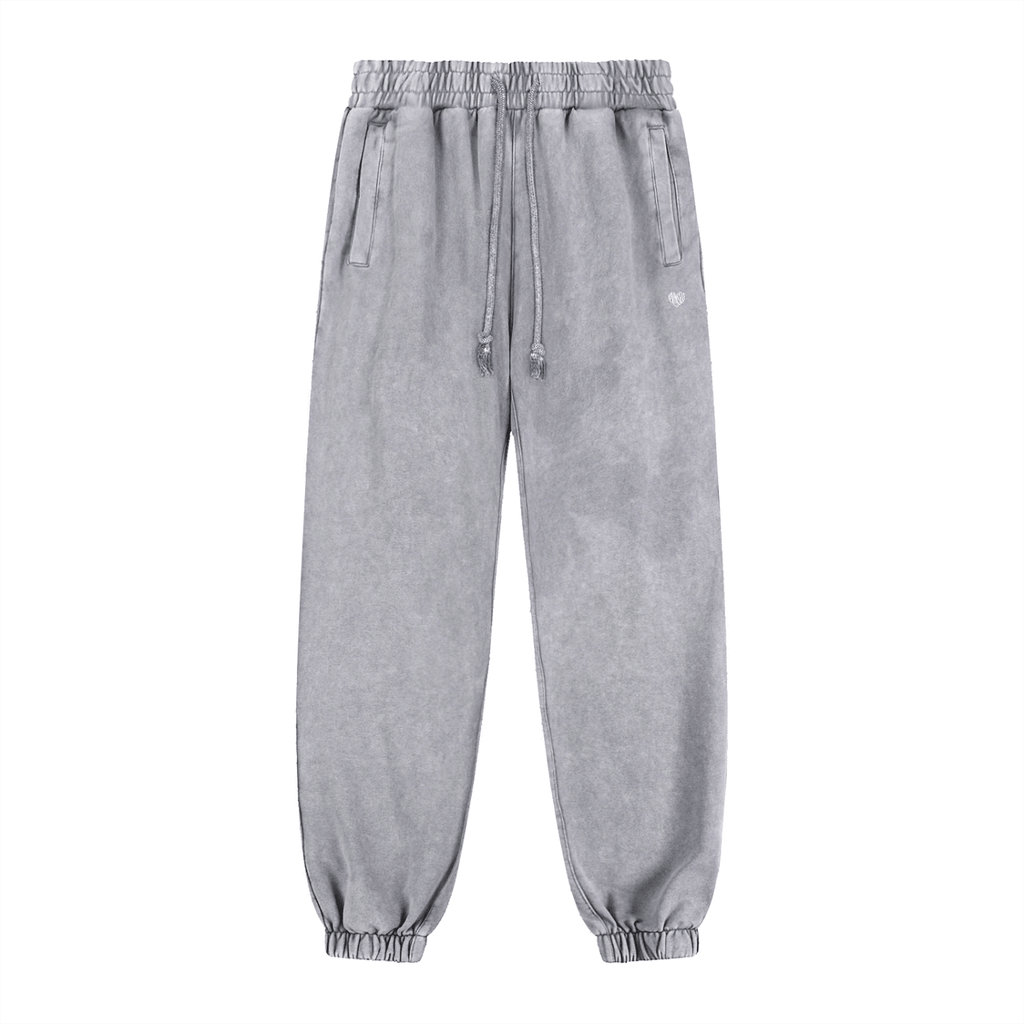 Uniform Snow Wash Heavyweight Jogged Sweatpants