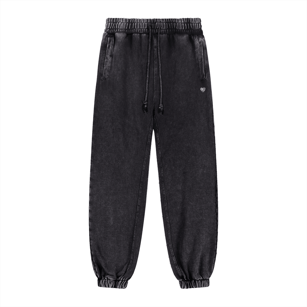 Uniform Snow Wash Heavyweight Jogged Sweatpants