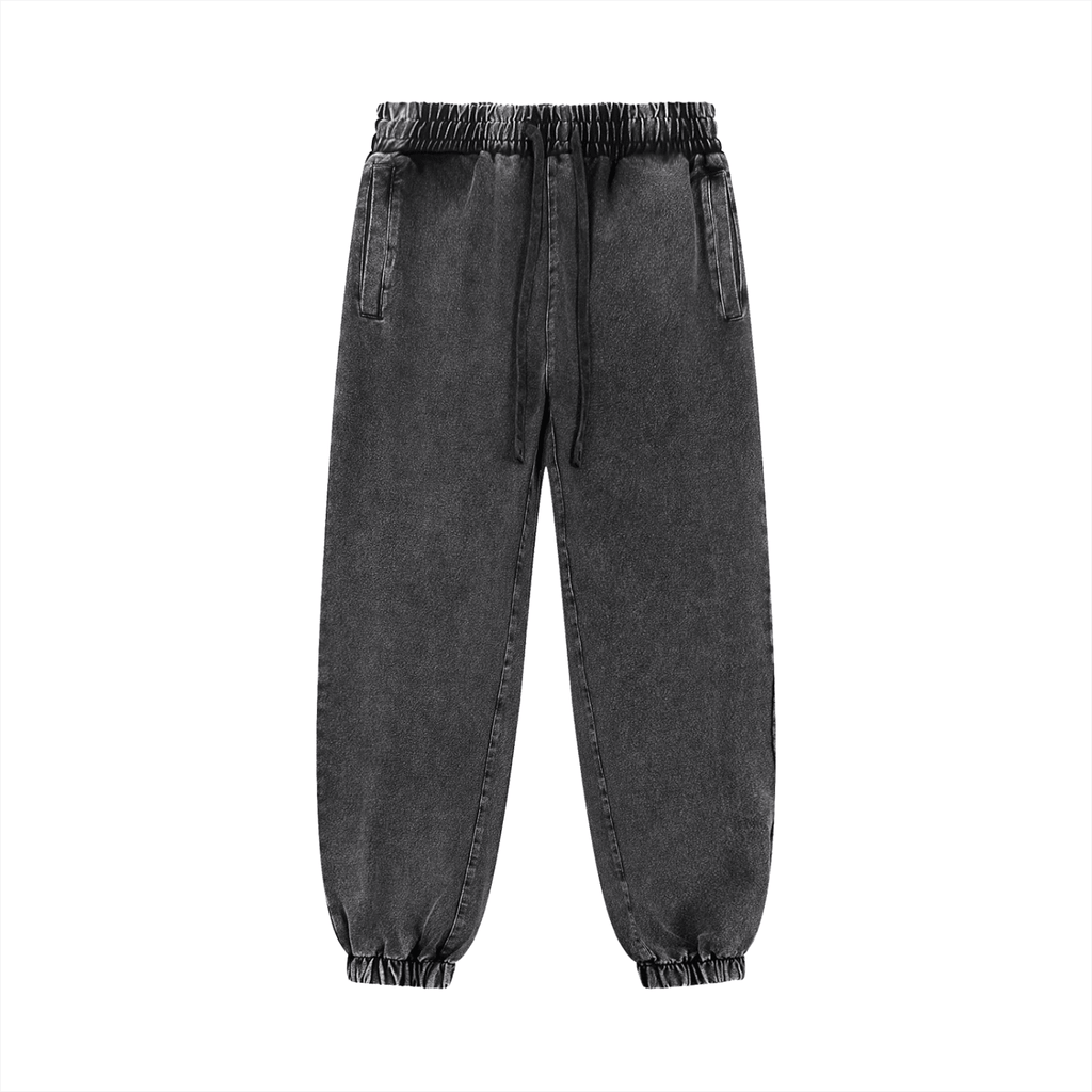 Uniform Snow Wash Jogged Sweatpants