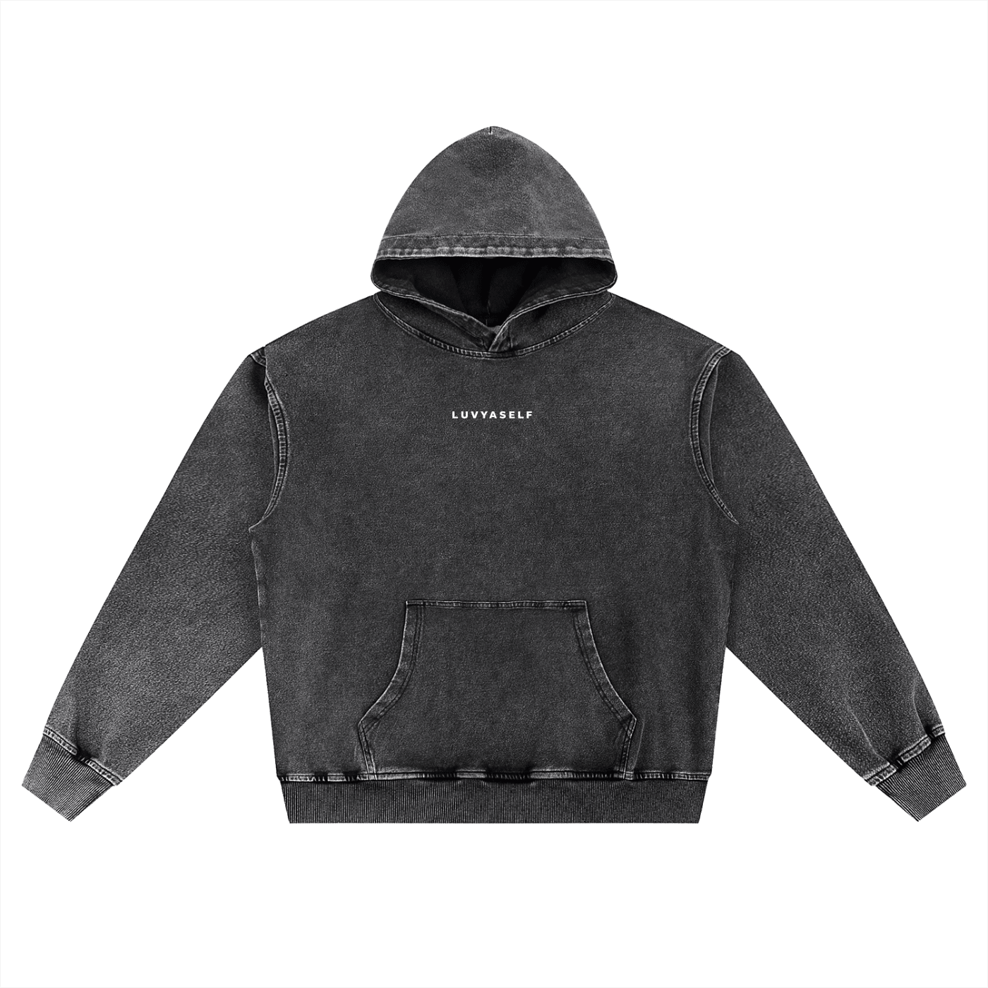 Uniform Snow Wash Oversized Hoodie