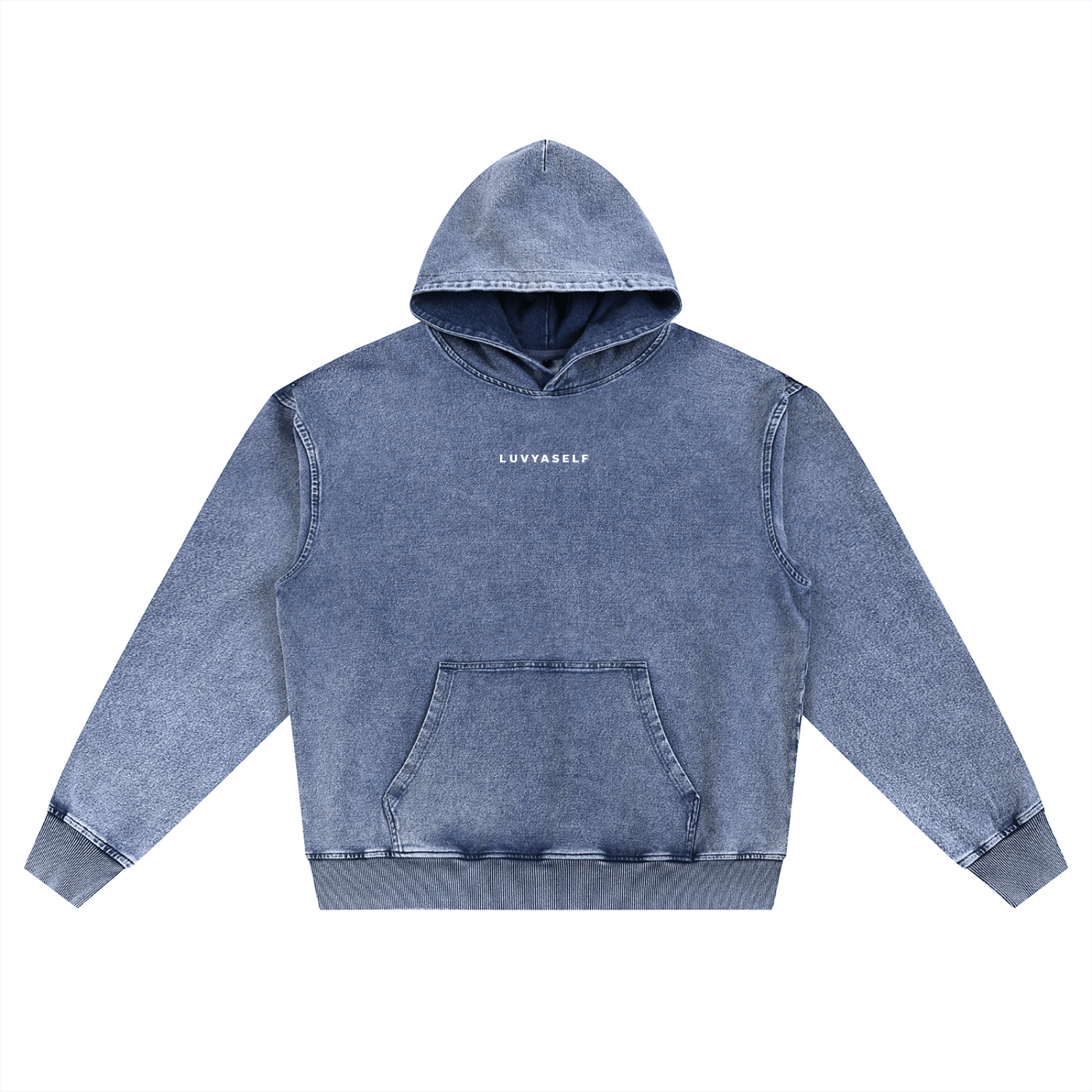 Uniform Snow Wash Oversized Hoodie