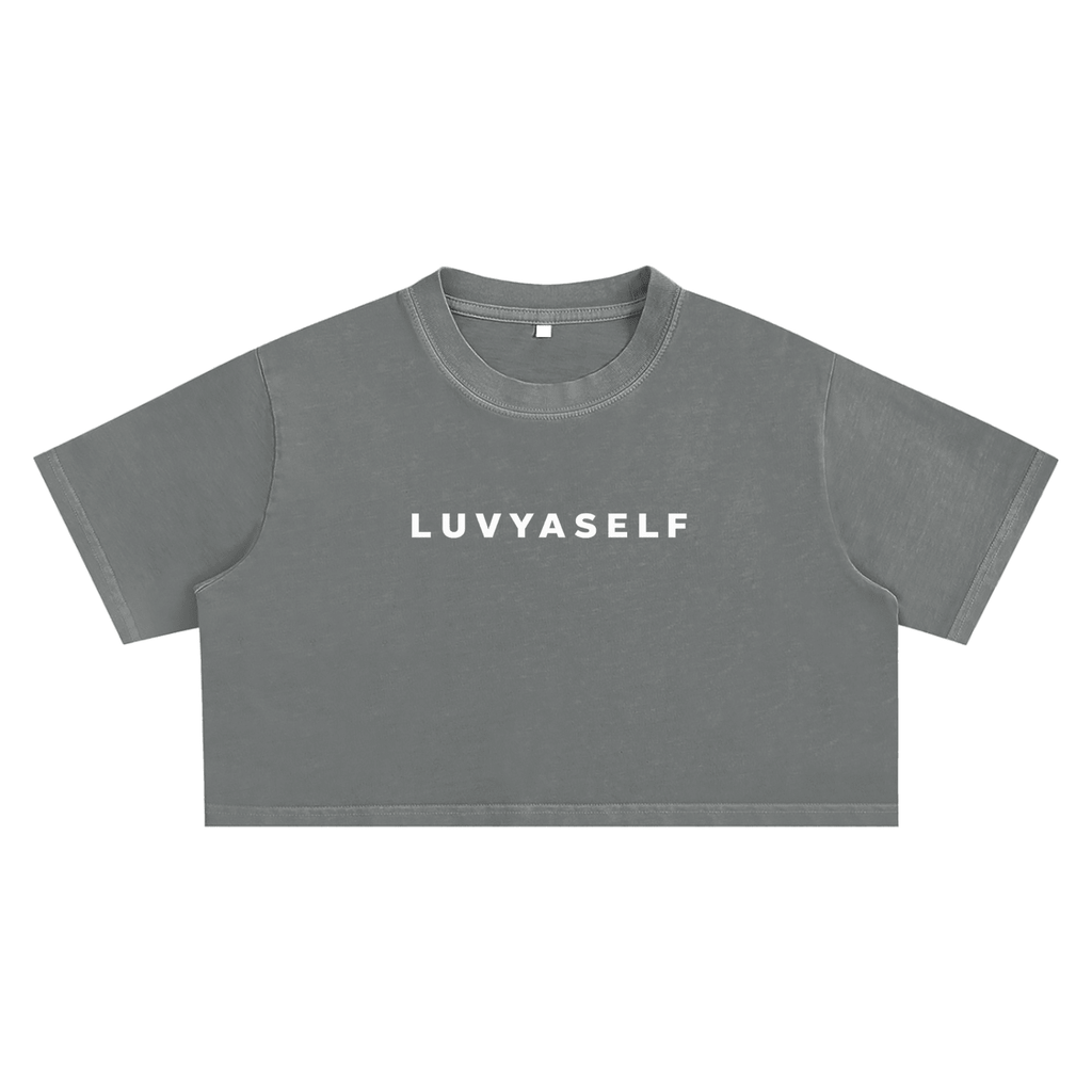 Uniform Washed Crop Top