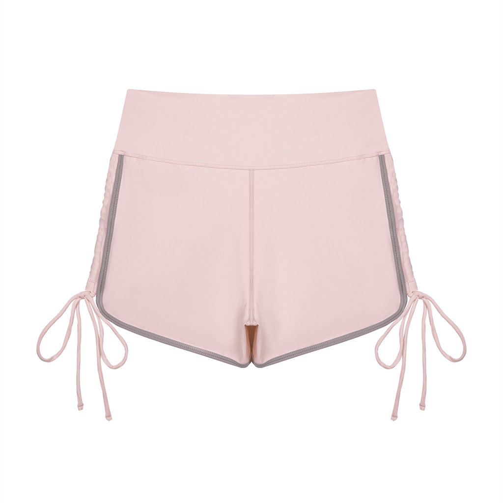 Women’s Color Block High Waisted Yoga Shorts