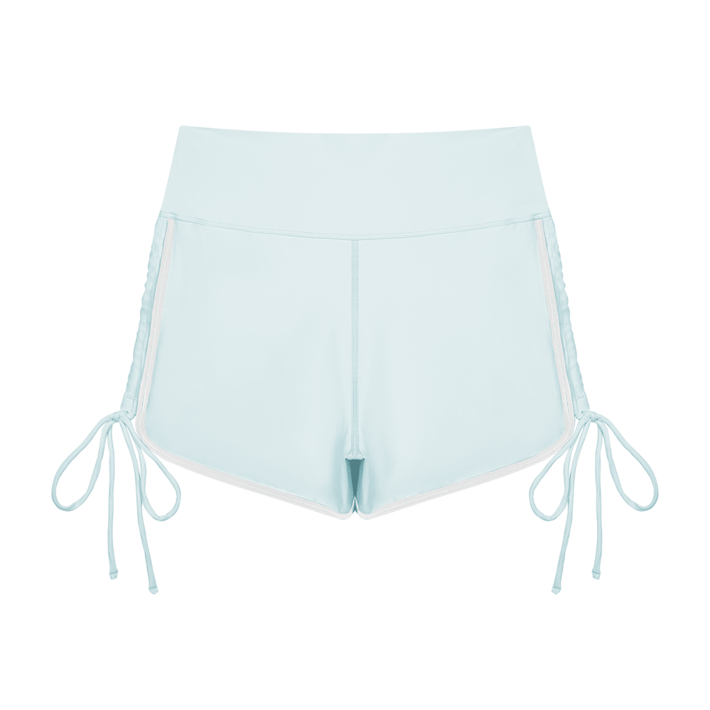 Women’s Color Block High Waisted Yoga Shorts