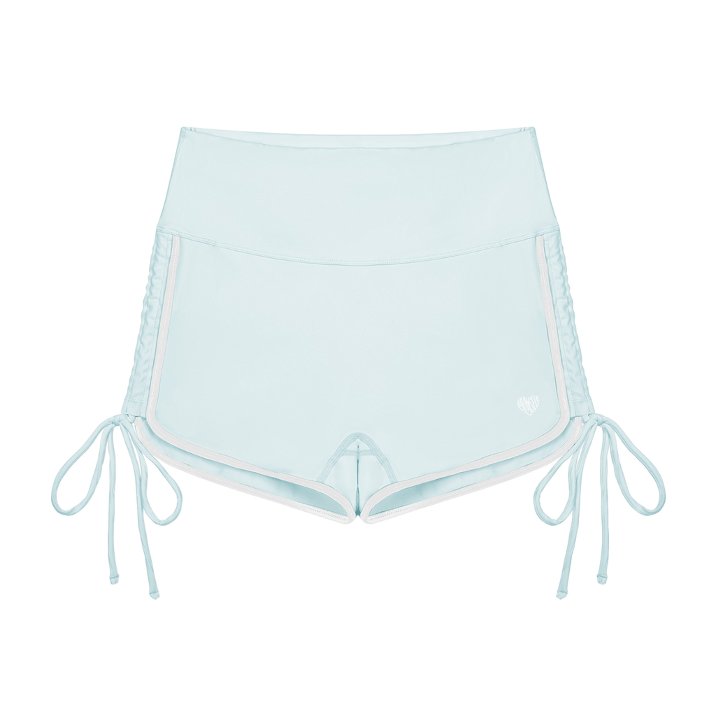 Women’s Color Block High Waisted Yoga Shorts