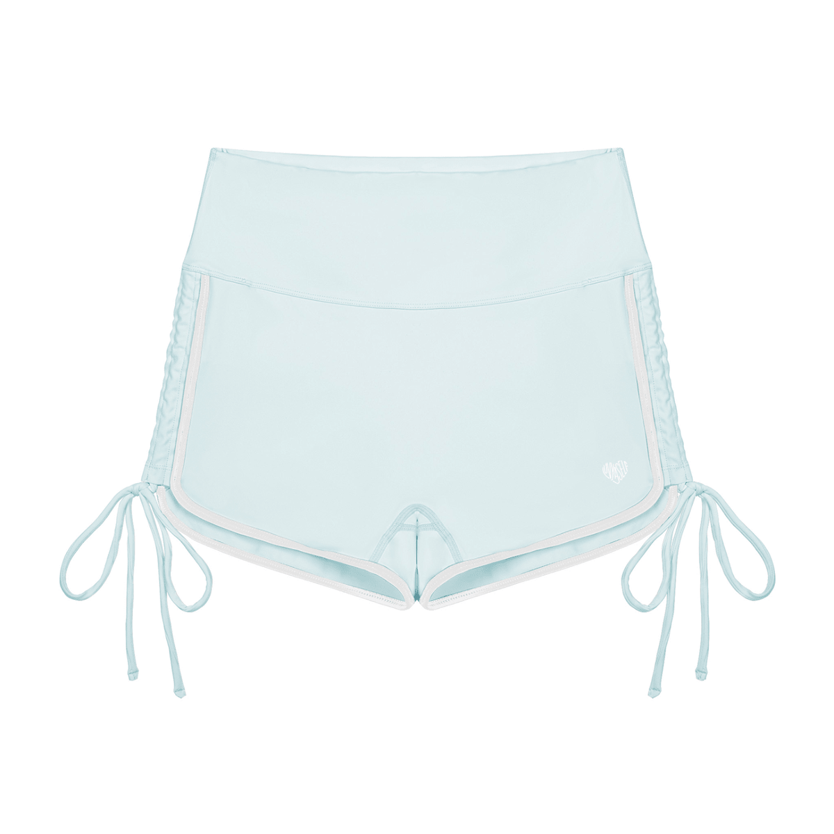 Women’s Color Block High Waisted Yoga Shorts