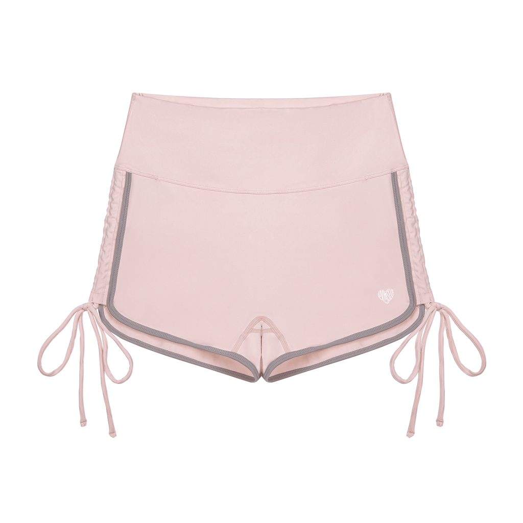 Women’s Color Block High Waisted Yoga Shorts