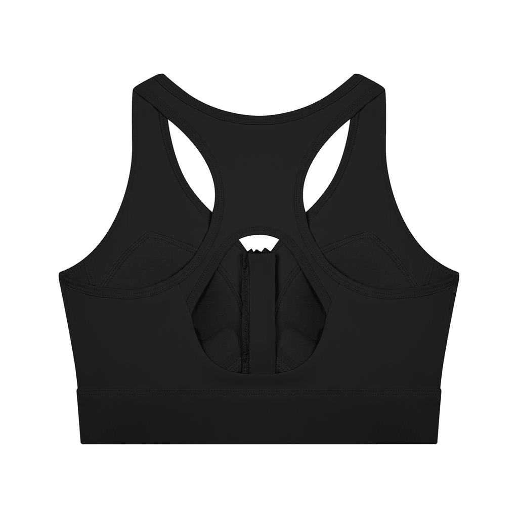 Women’s Cropped Zip Yoga Sports Bra
