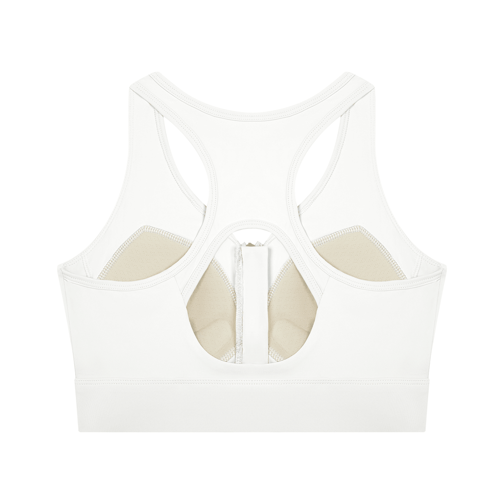 Women’s Cropped Zip Yoga Sports Bra