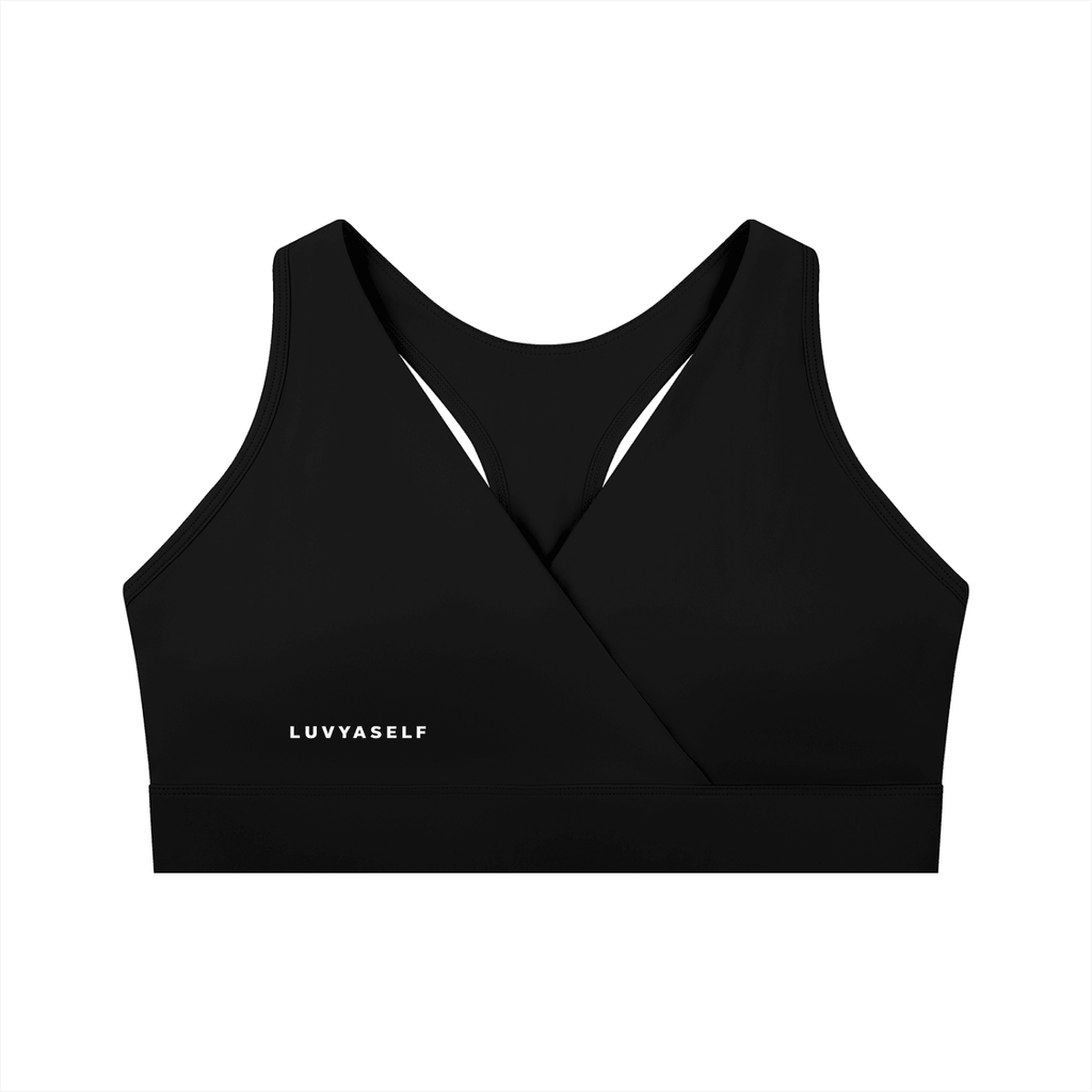 Women's Crossover V-Neck Sports Bra