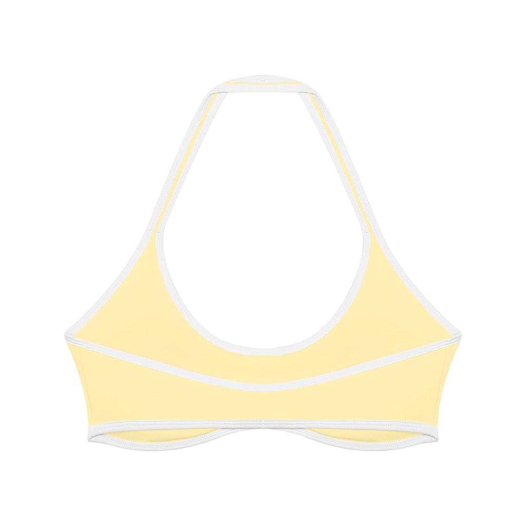 Women's Halter Color Block Yoga Sports Bra