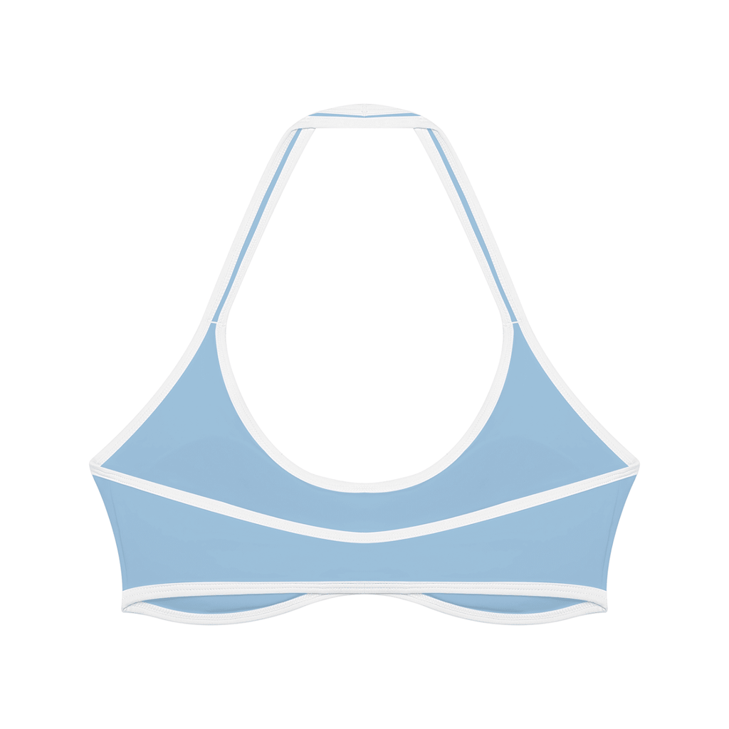 Women's Halter Color Block Yoga Sports Bra