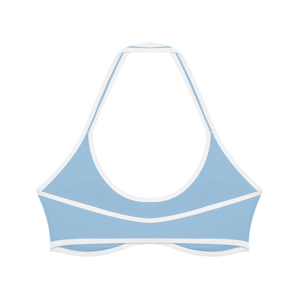 Women's Halter Color Block Yoga Sports Bra