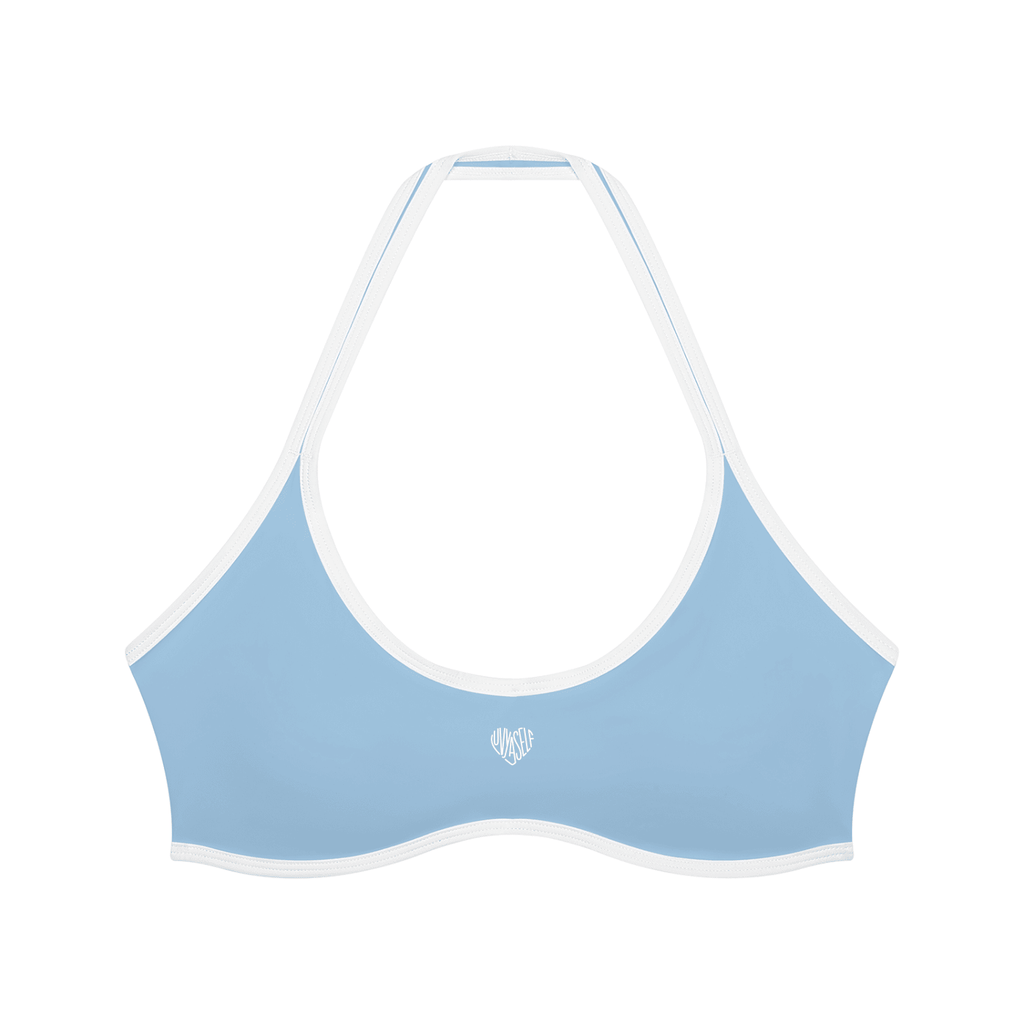 Women's Halter Color Block Yoga Sports Bra