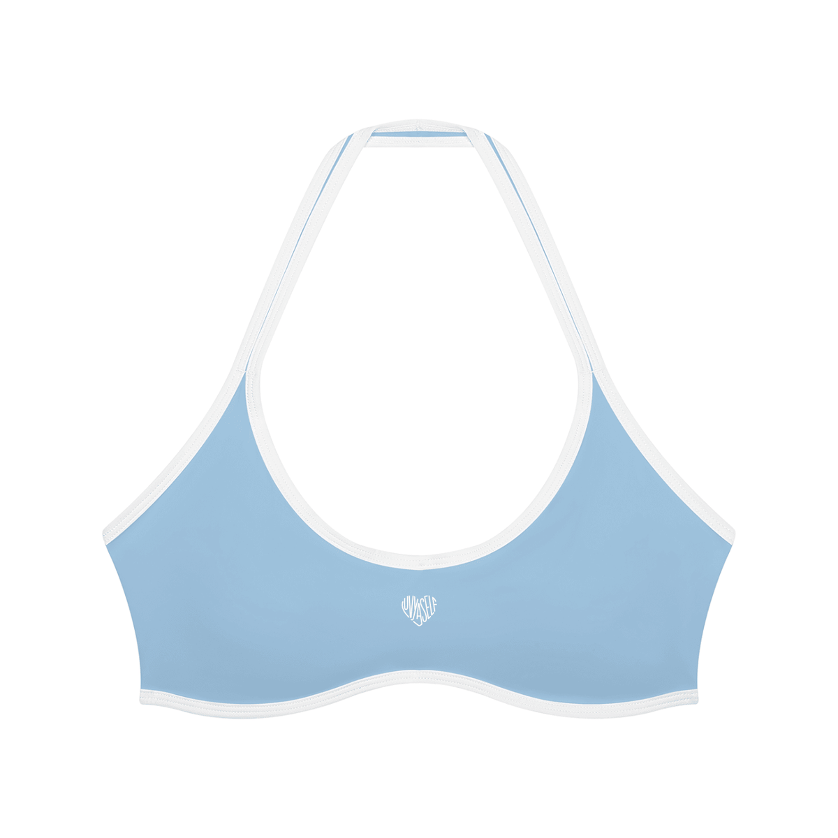 Women's Halter Color Block Yoga Sports Bra