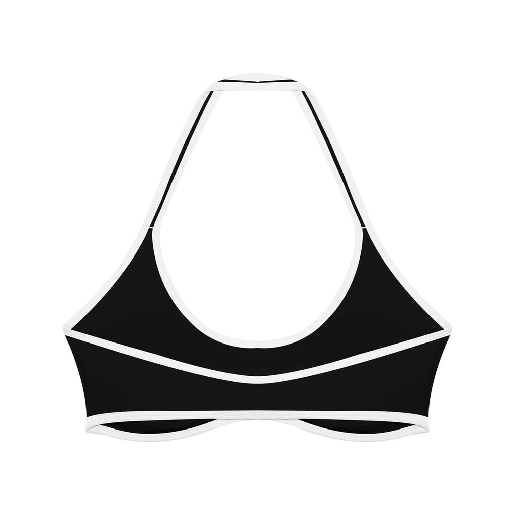 Women's Halter Color Block Yoga Sports Bra