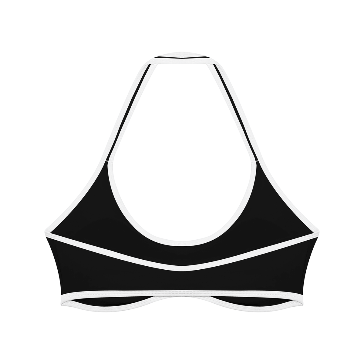 Women's Halter Color Block Yoga Sports Bra