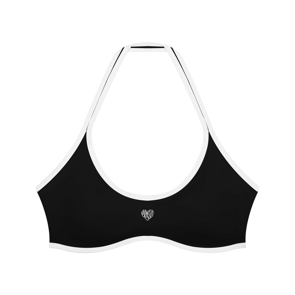 Women's Halter Color Block Yoga Sports Bra
