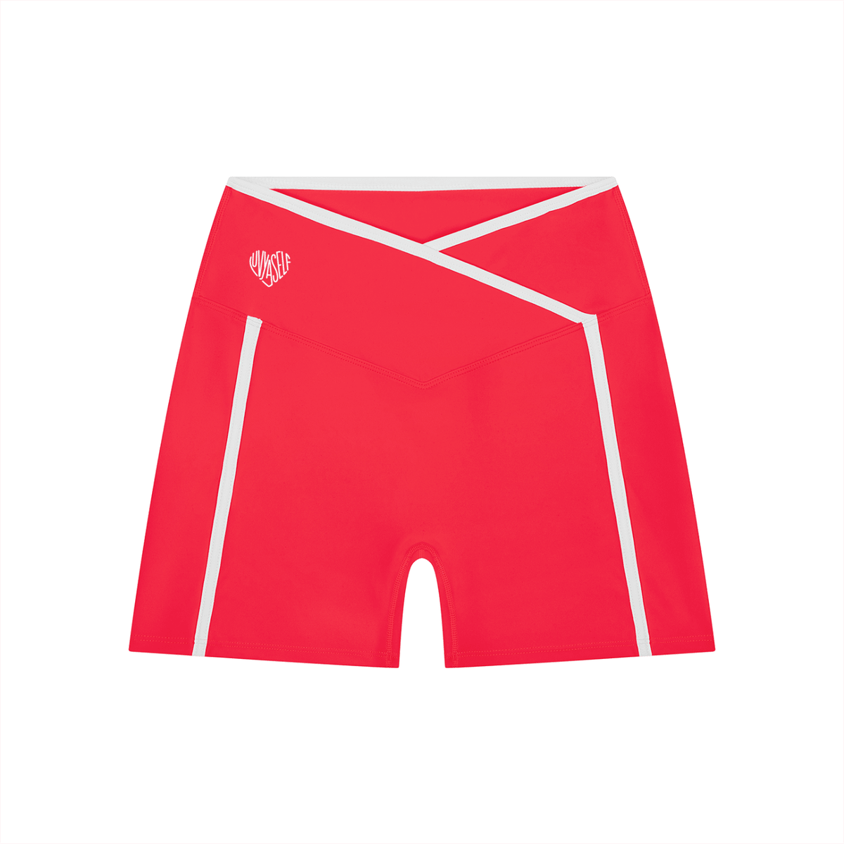 Women’s High Rise Color Block Yoga Shorts