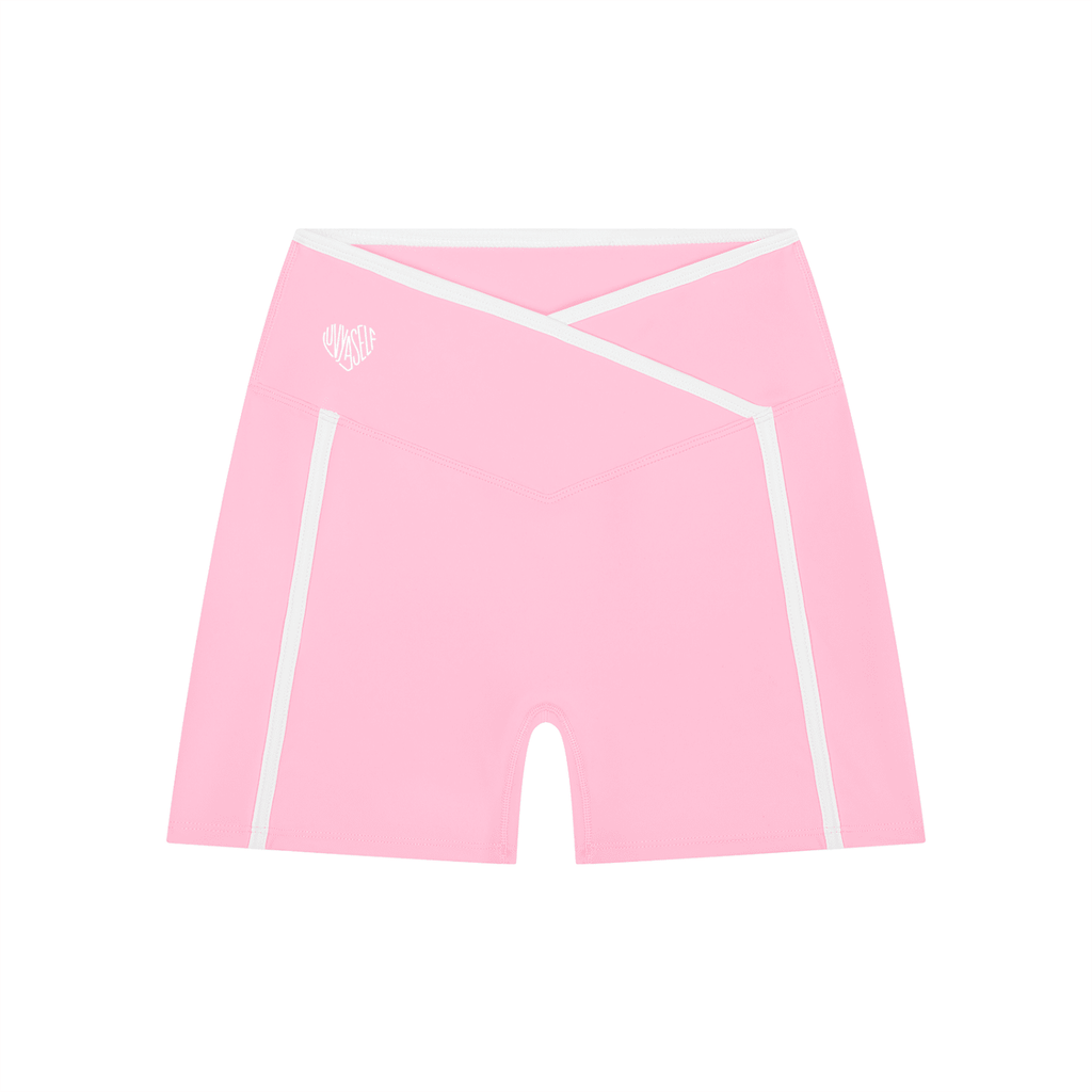Women’s High Rise Color Block Yoga Shorts