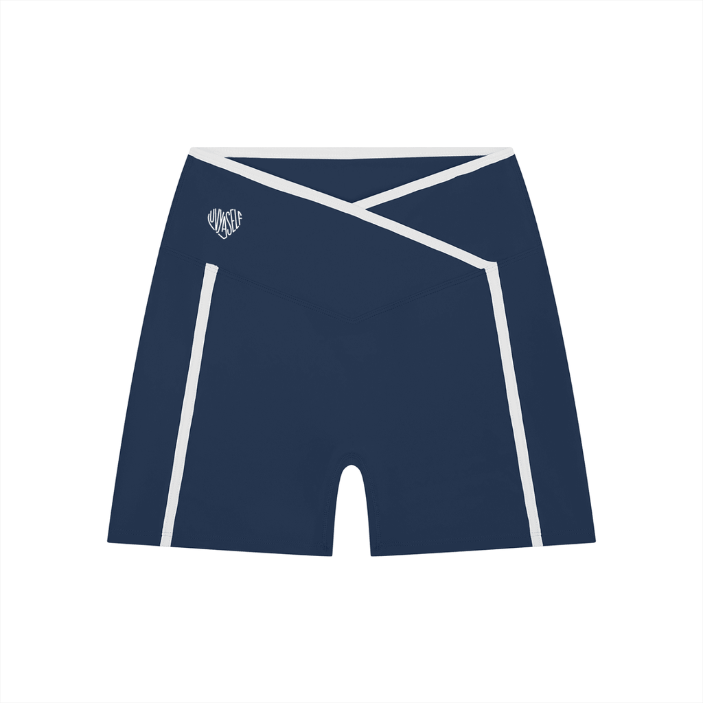 Women’s High Rise Color Block Yoga Shorts