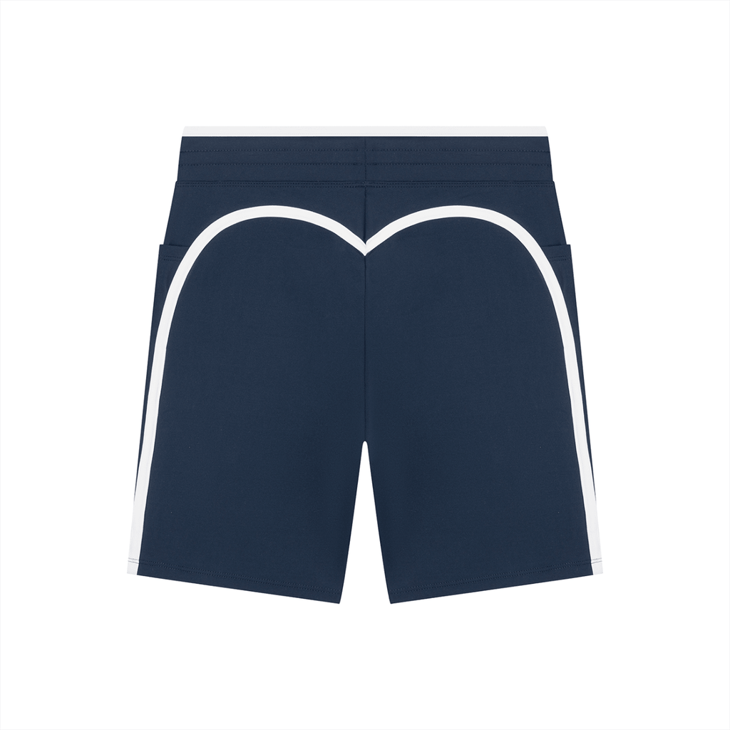 Women's High Rise Color Block Yoga Shorts