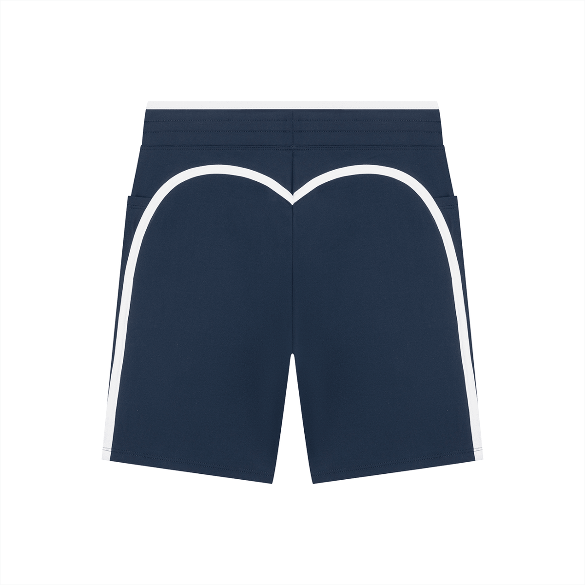 Women's High Rise Color Block Yoga Shorts